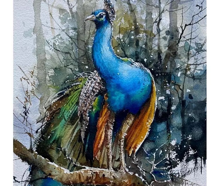 Gallery of Watercolor painting by Prakashan Puthur-India