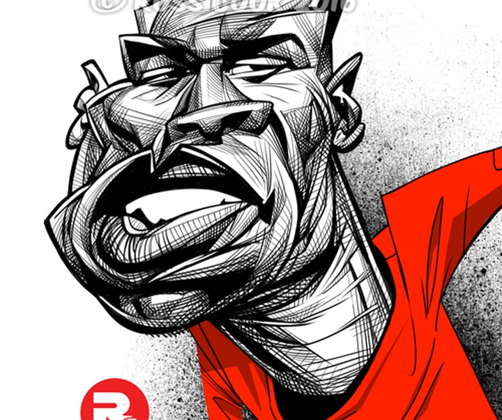 daniel sturridge caricature russ cook soccer football funny draw