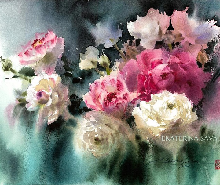 Gallery of Watercolor painting by Ekaterina Sava - Belarus