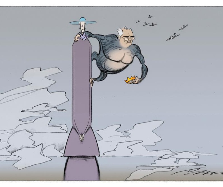Gallery of Political Cartoon by Marquard Otzen - Denmark