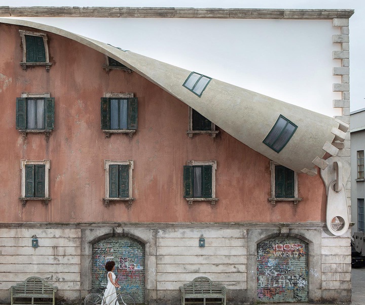 Gallery of Modern Art & Sculpture by Alex Chinneck-UK