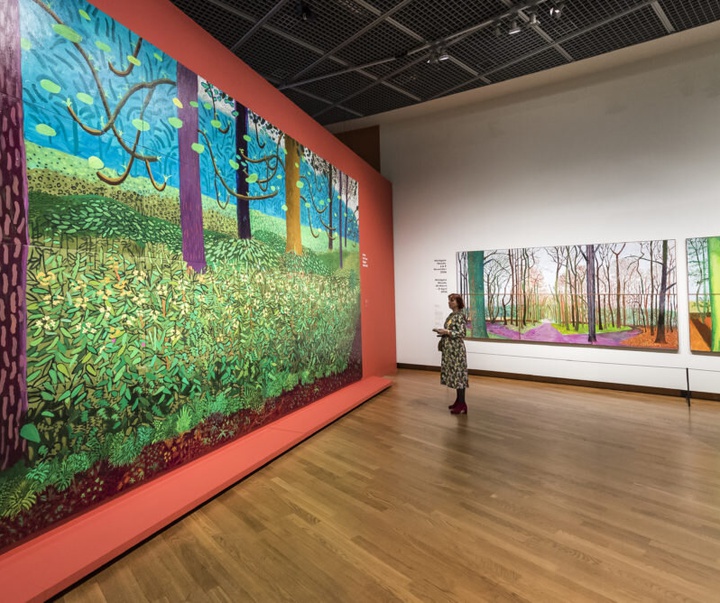 Gallery of painting by David Hockney - England