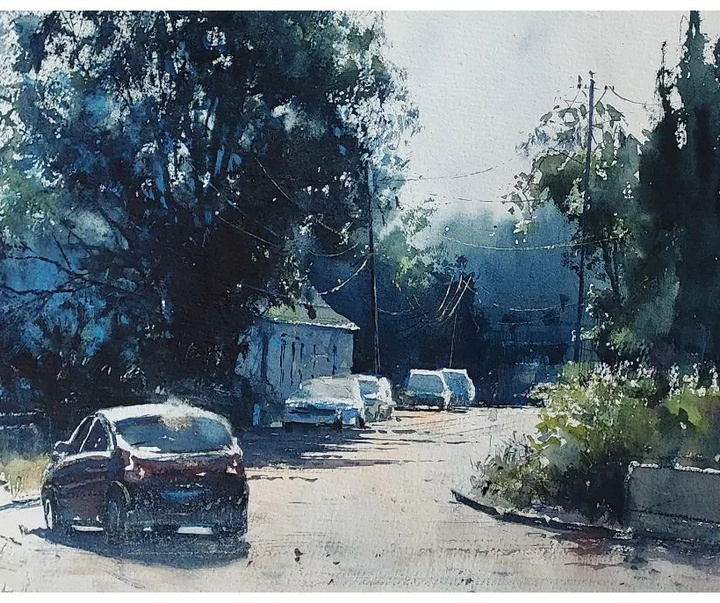 Gallery of Watercolor painting by Michał Jasiewicz-Poland