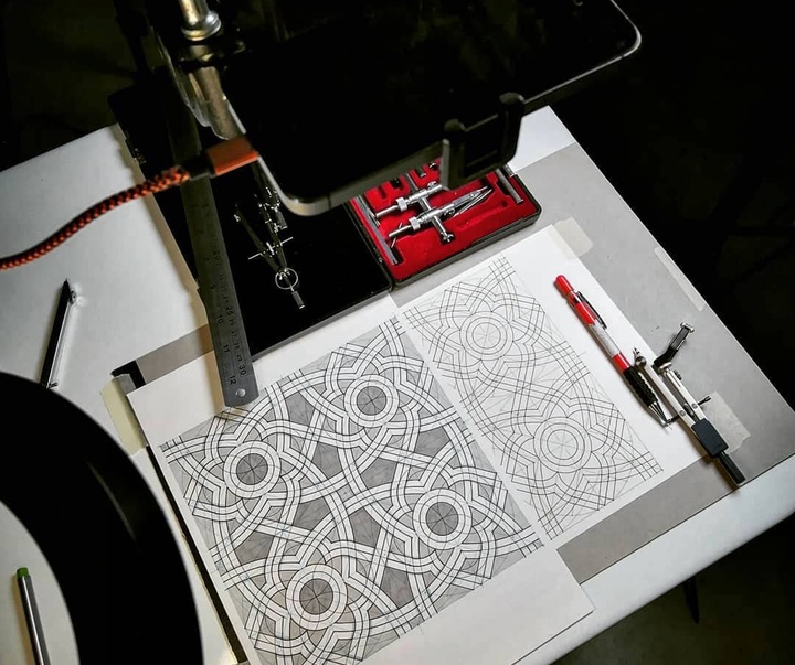 Gallery of Islamic and geometric patterns by Ameet Hindocha-England