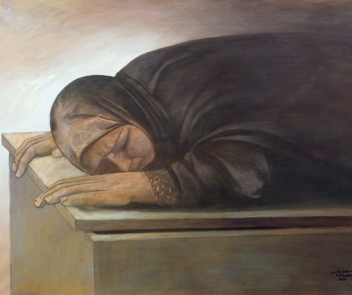 Gallery of Painting by Sliman Mansour - Palestine
