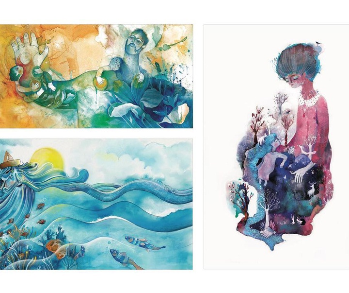 Gallery of illustration by Mehrane Jandaqi-Iran