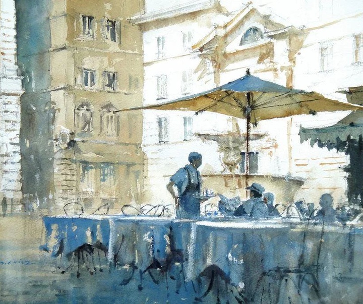 Gallery of Watercolor painting by Michał Jasiewicz-Poland