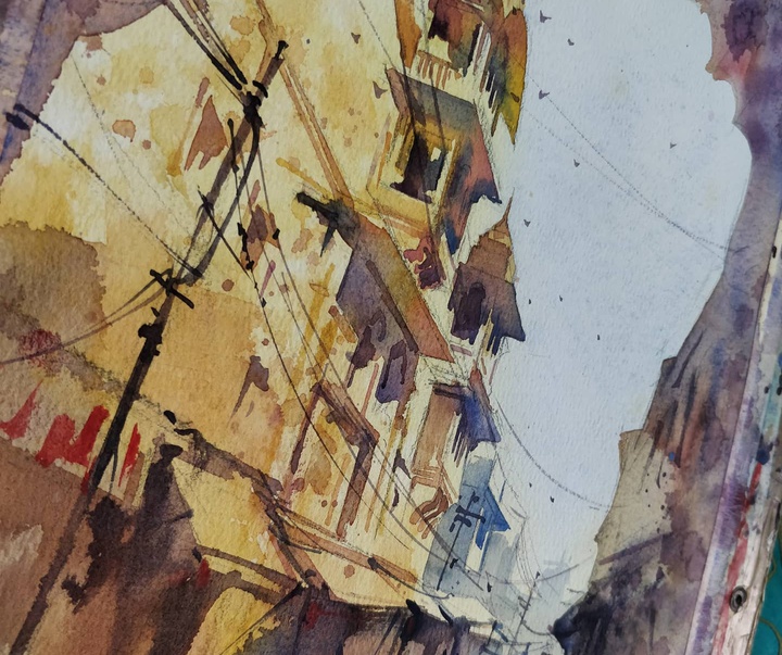 Gallery of Watercolors by Vikrant Shitole-India