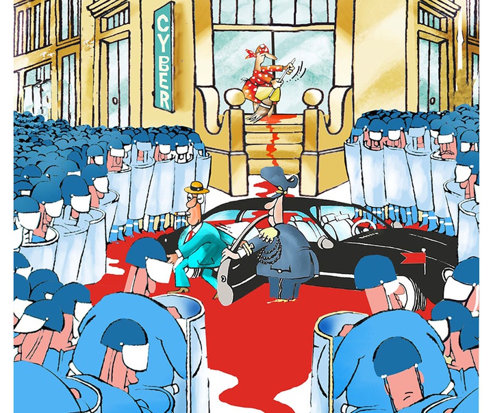 First Selection of the International Cartoon Contest “Terror Online”