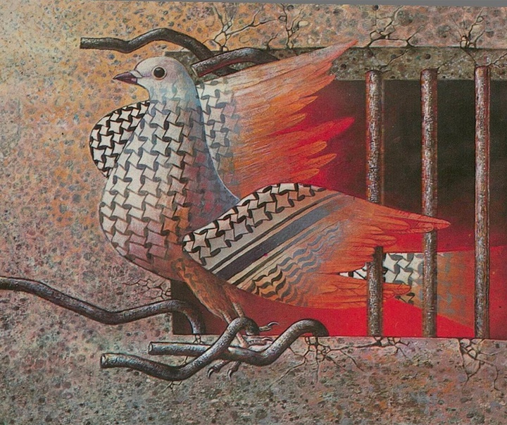Gallery of Painting by Sliman Mansour - Palestine
