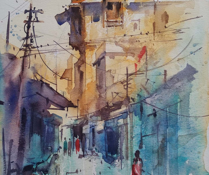 Gallery of Watercolors by Vikrant Shitole-India