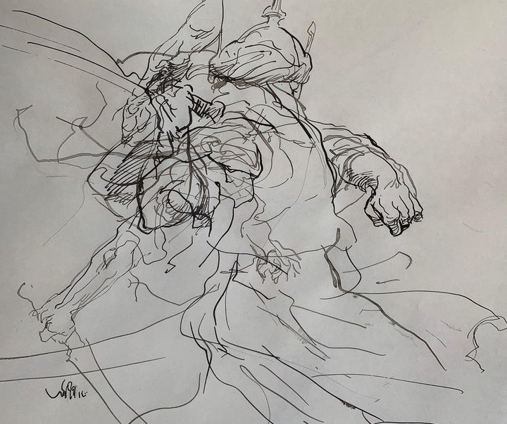 Gallery of drawing by Hassan Rouholamin-Iran