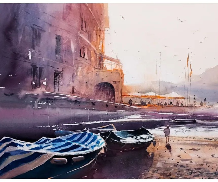 Gallery of Watercolor painting by Michał Jasiewicz-Poland