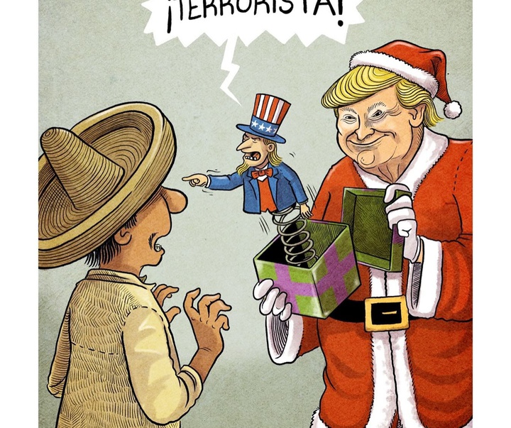 Gallery of political Cartoon by Monero Chelo-Mexico