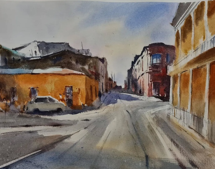 Gallery Of Watercolor Painting By Gonzalo Vargas - Chile