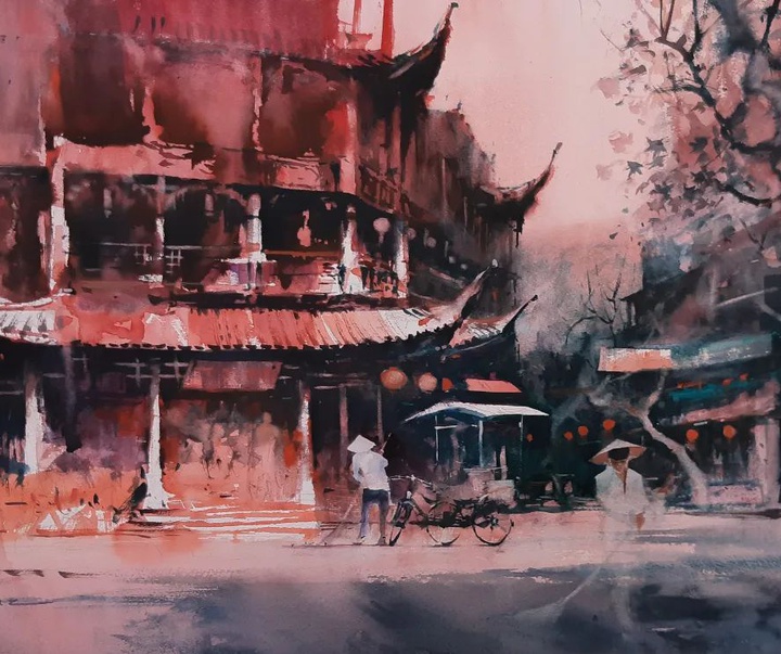 Gallery of Watercolor painting by Michał Jasiewicz-Poland