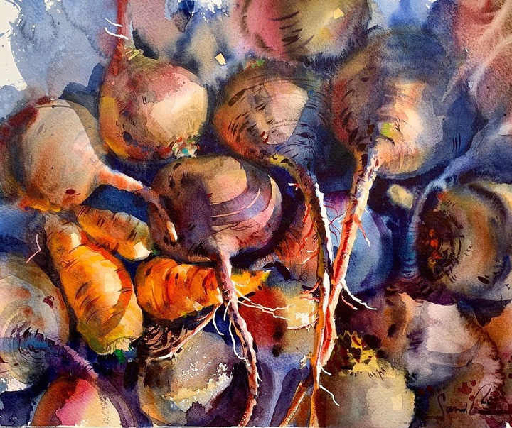 Gallery of Watercolor Painting by Samira Yanushkova- Ukraine