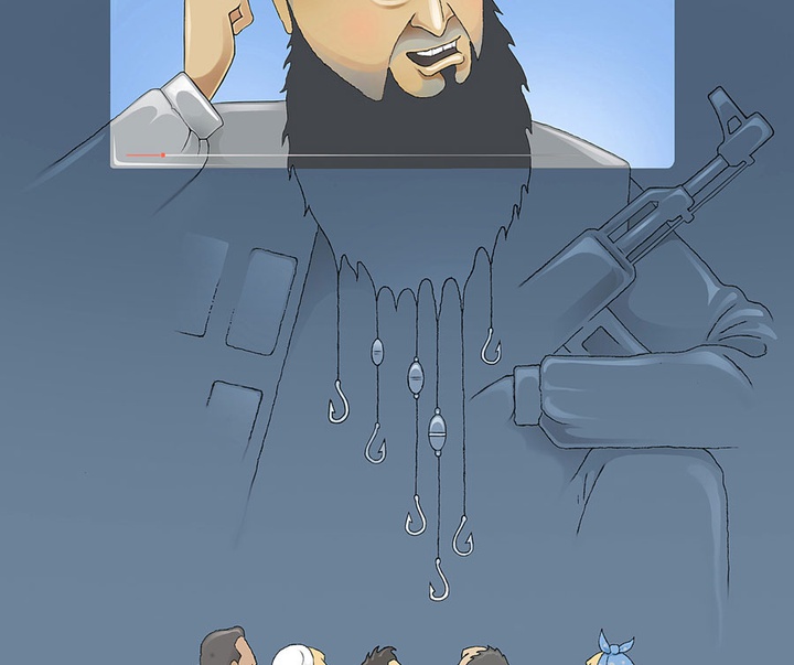 First Selection of the International Cartoon Contest “Terror Online”