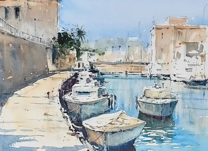 Gallery of Watercolor painting by Michał Jasiewicz-Poland