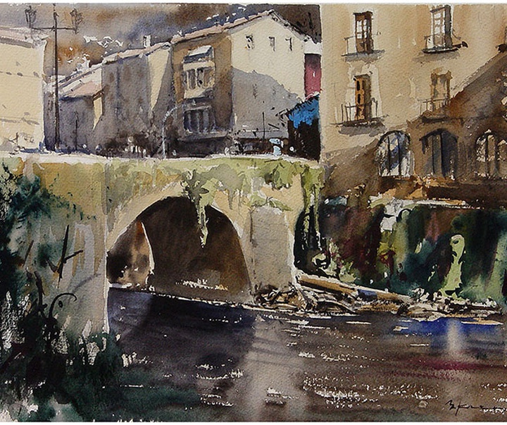 Gallery of Watercolor by Ricardo Azkargorta Celaya-Spain