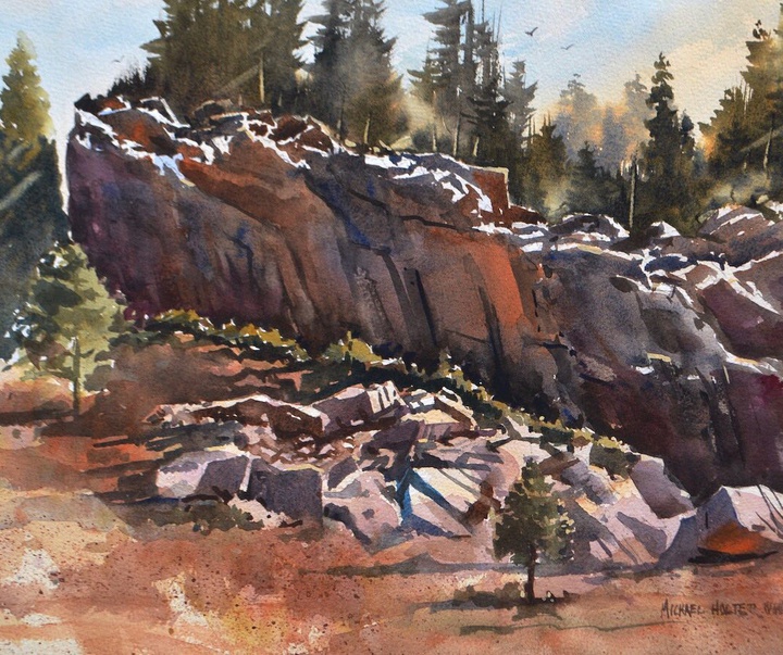 Gallery of Watercolor Painting by Michael Holter-USA