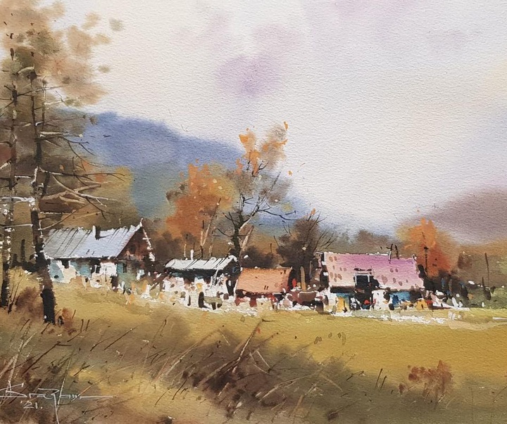 Gallery of Watercolor Painting "Corneliu Dragan"