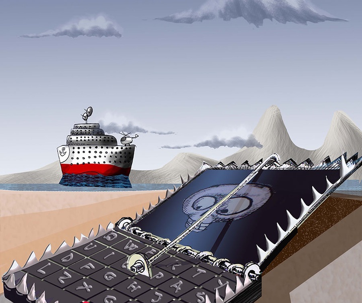 First Selection of the International Cartoon Contest “Terror Online”