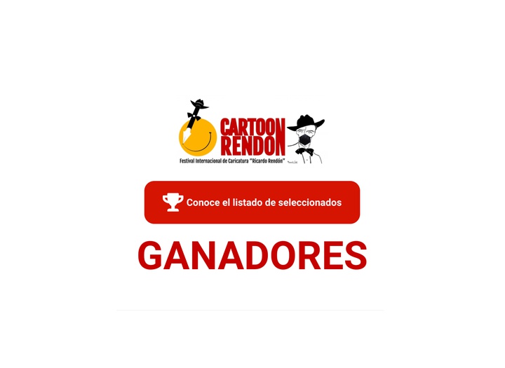 Winners of The 28th CartoonRendon international festival -Colombia 2021