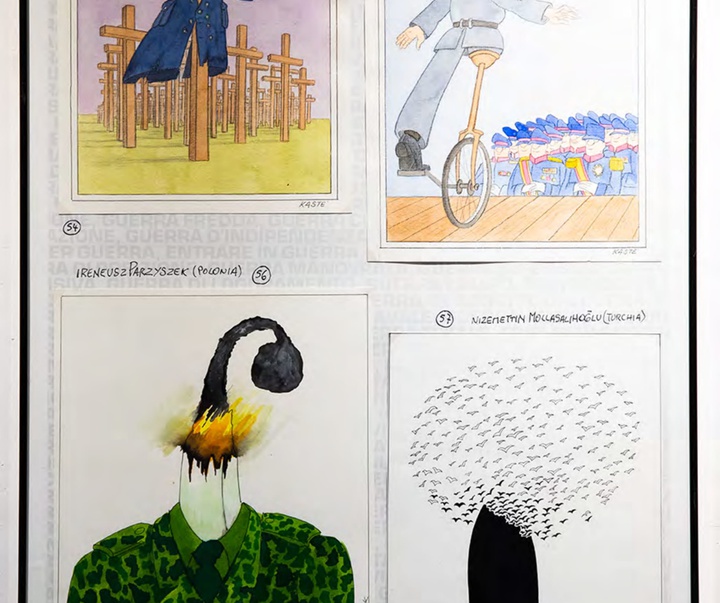Photoreport of the Exhibition about cease fire-Trento Italy 2022
