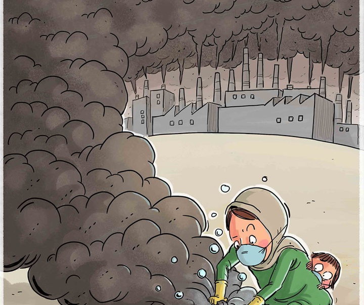 Gallery of Cartoon by Mahnaz Yazdani-Iran