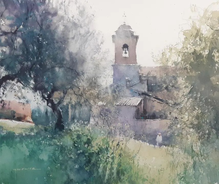 Gallery of Watercolor painting by Michał Jasiewicz-Poland