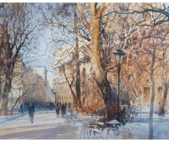 Gallery of Watercolor painting by Michał Jasiewicz-Poland