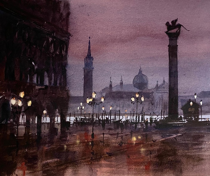 Gallery of Watercolor painting by Francisco Castro-Espain