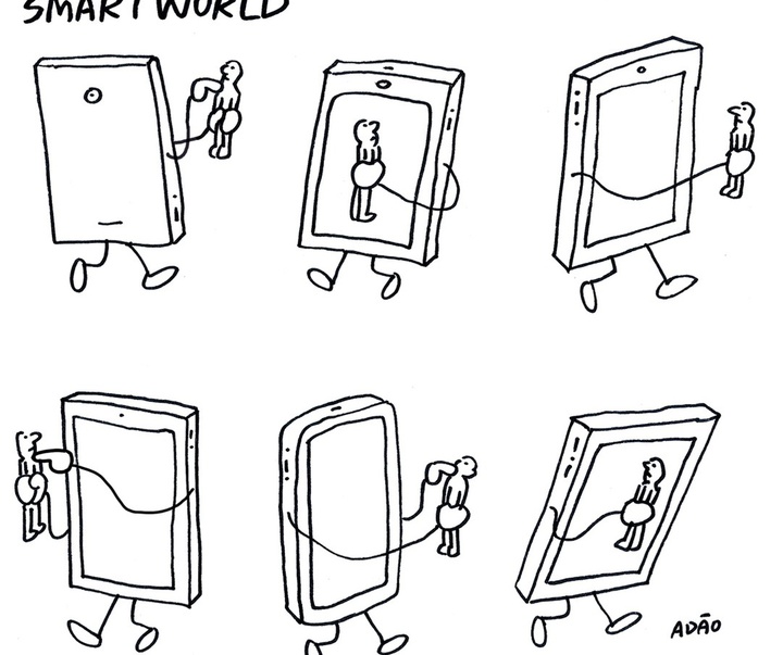 Gallery of cartoons by Adao Iturrusgarai - Brazil