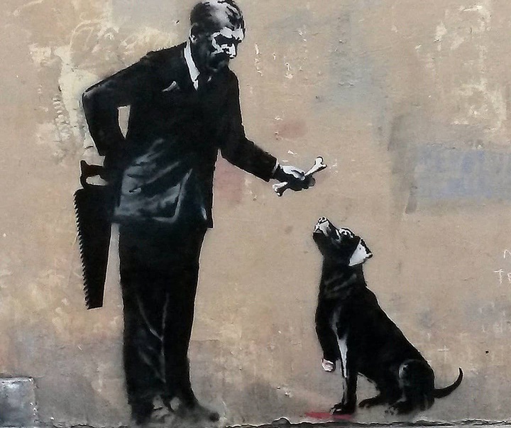 Gallery of Banksy Street artist-England