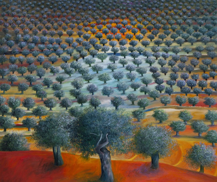 Gallery of Painting by Sliman Mansour - Palestine