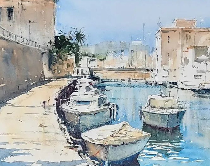 Gallery of Watercolor painting by Michał Jasiewicz-Poland