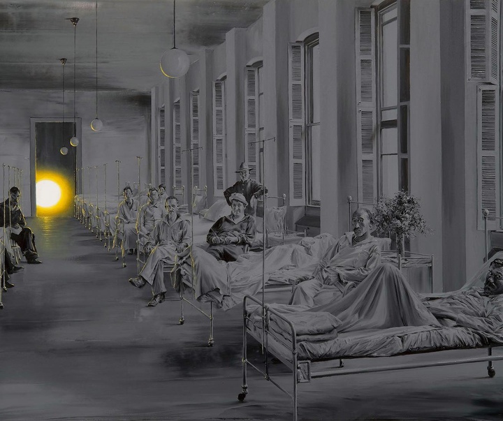 Gallery of Humor painting by Paco Pomet-Spain