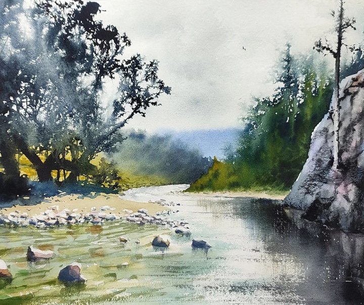 Gallery of Watercolor painting by Diego Eguinlian- Argentina