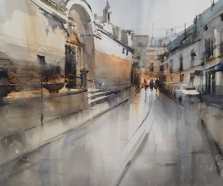 Gallery of Watercolor by Adrian Marmolejo Clarhed-Spain
