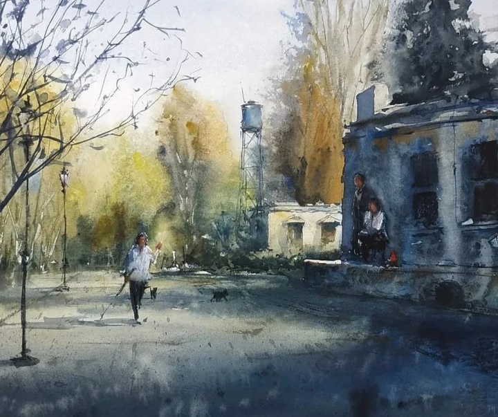 Gallery of Watercolor painting by Diego Eguinlian- Argentina