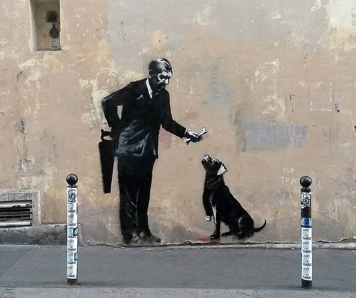 Gallery of Banksy Street artist-England