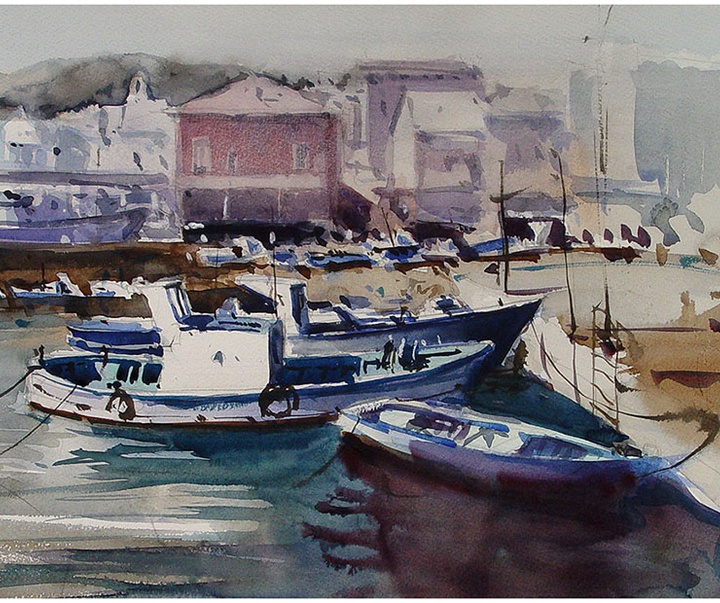 Gallery of Watercolor by Ricardo Azkargorta Celaya-Spain