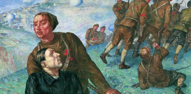 Utilizing the achievements of the pioneers of modern art in the works of "Kuzma Petrov Vodkin"