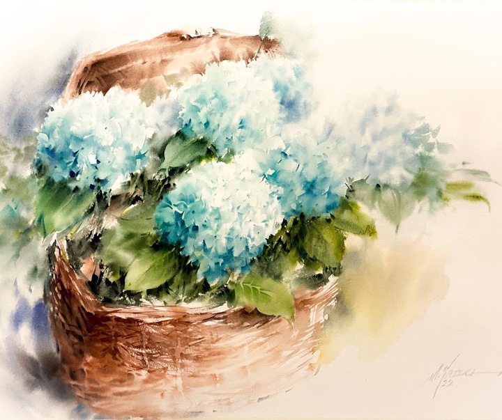 Gallery of Watercolor painting by Mohammad Ali Yazdchi-Iran