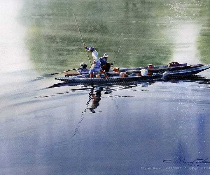 Gallery of Water color Painting by Chesda Merntook-Thailand