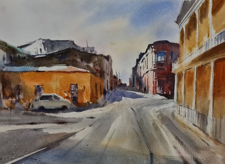 Gallery Of Watercolor Painting By Gonzalo Vargas - Chile