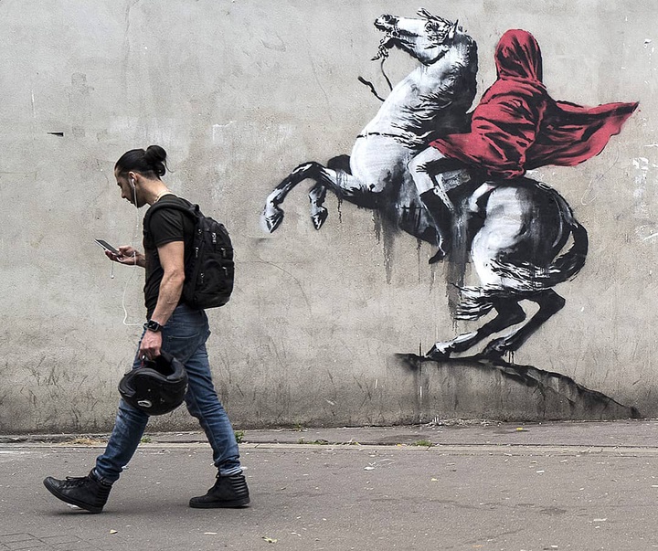 Gallery of Banksy Street artist-England