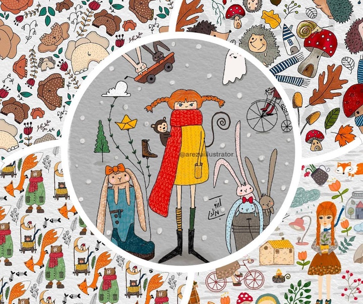 Gallery of Illustration by Arezu Behzadi- Iran