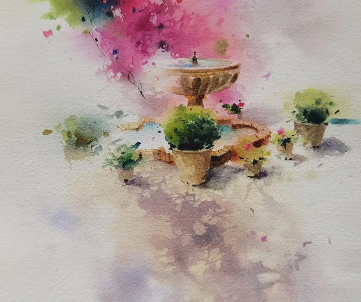 Gallery of Watercolor painting by Blanca Alvarez- Spain